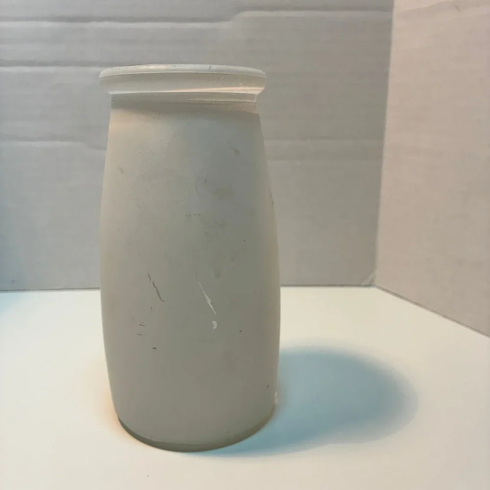 USA Patriotic America Flag Frosted Glass Can Shaped Tumbler 4th July Decor Party